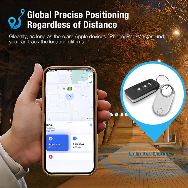 Smart Tag Bluetooth Compatible Apple Find My – Localisateur d'Objets pour iPhone Smart Tag Bluetooth Compatible Apple Find My – Localisateur d'Objets pour iPhone – Image 3